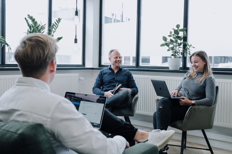 Team Webleaders bij kantoor Capelle aan den IJssel